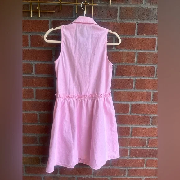 TUCKERNUCK Oxford Pink Sleeveless Royal Shirt Dress - Picture 7 of 7